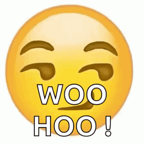 Woohoo Emoji Eyebrow Lift GIF