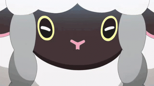 Wooloo Attacked Pikachu With Tackle GIF