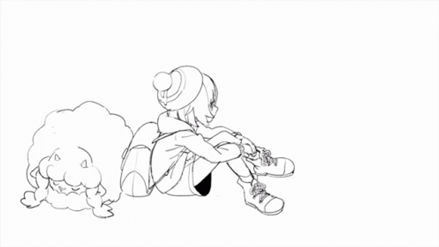 Wooloo And Shield Chan Drawing Art GIF