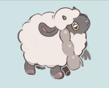 Wooloo Recieve A Punch From Human GIF