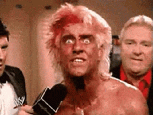 Iconic Ric Flair Wwe Woooo GIF