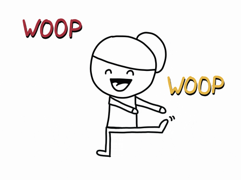 Woop Woop Animated Girl Dancing GIF