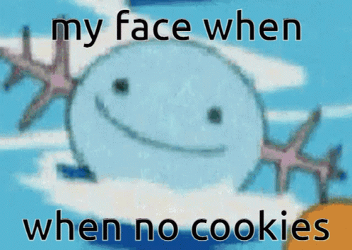 Wooper Face When No Cookies GIF