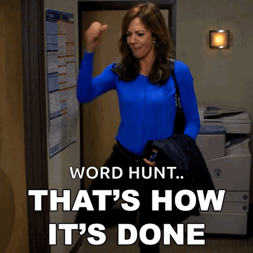 Word Hunt This Is How We Do It GIF
