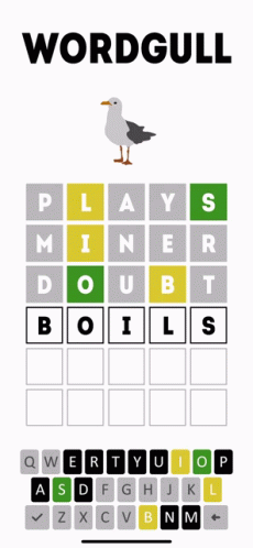 Wordgull Game With Seagull