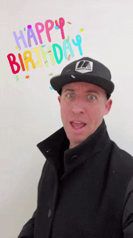 Wordle Birthday Got Some Wine GIF