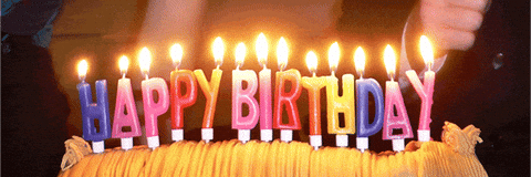 Wordle Happy Birthday Candles GIF