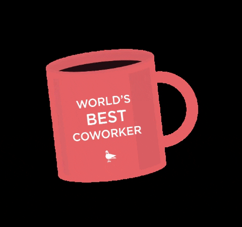 Work Bestie Cup Of Coffee GIF