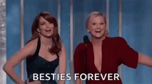 Work Bestie Receives An Award GIF