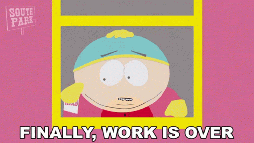 Work Completed South Park Eric Cartman GIF