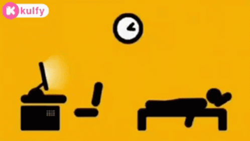 Work From Home Daily Routine GIF