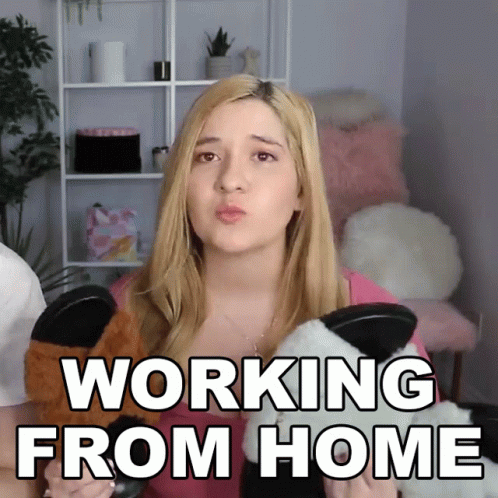 Work From Home Girl Flexing Her Sandal GIF