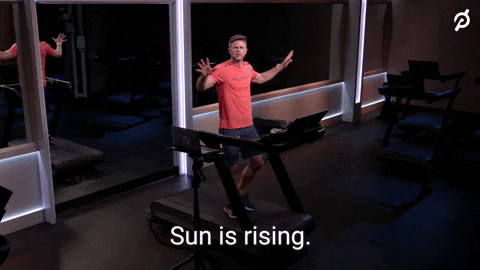 Work Out Sun's Rising GIF