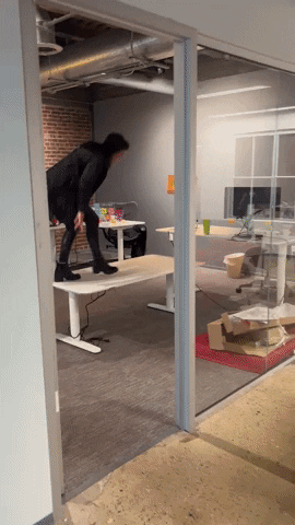 Work Party Get's Exciting GIF