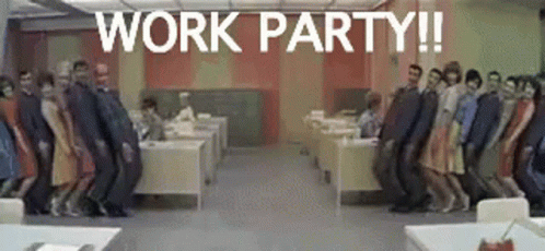 Work Party Office Christmas Party GIF