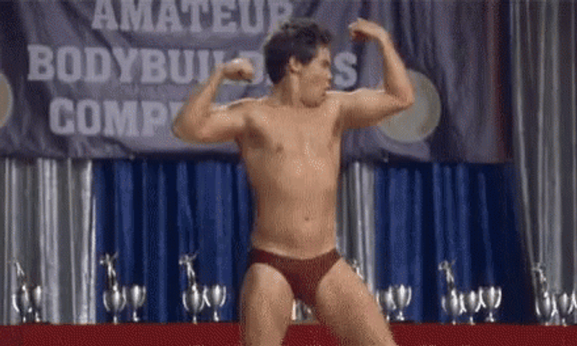 Workaholics Adam Showing Off Muscles GIF
