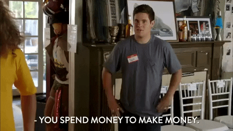 Workaholics Adam Spend Money To Make Money GIF