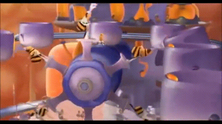 Working Bees Bee Movie GIF