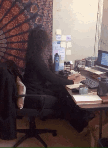 Working From Home Creepy Stress Bad Hair Day GIF