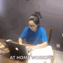 Working From Home Wfh Typing Smoking GIF