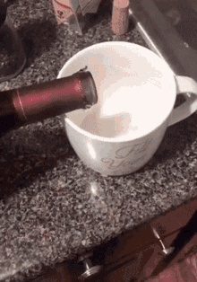 Working From Home Wfh Wine Fake Tea Zoom GIF