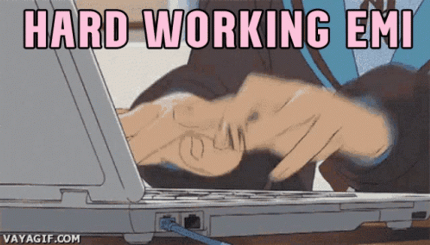Working Hard GIF