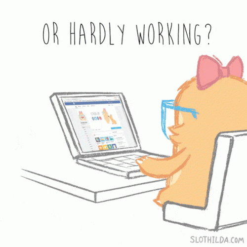 Working Hard GIF