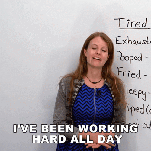 Working Hard Whole Day Emma Engvid GIF