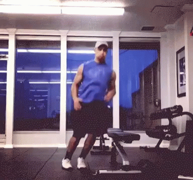 Intense Jumping Working Out GIF