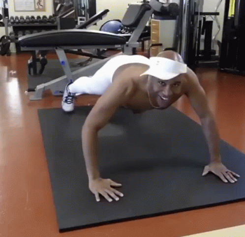 Black Man Intense Crossfit Working Out GIF