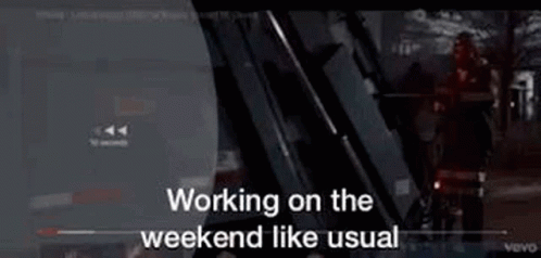 Working Saturday On Weekend GIF
