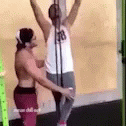 Workout Pull Ups Fail GIF