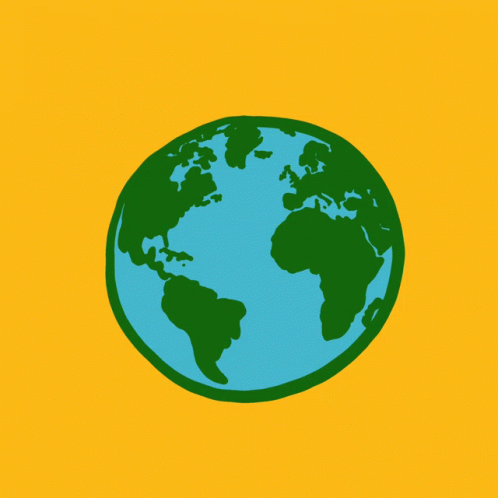 World AIDS Day Logo With Orange Ribbon And Globe GIF