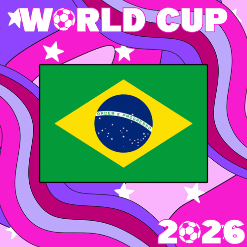 World Cup 2026 Brazilian Flag