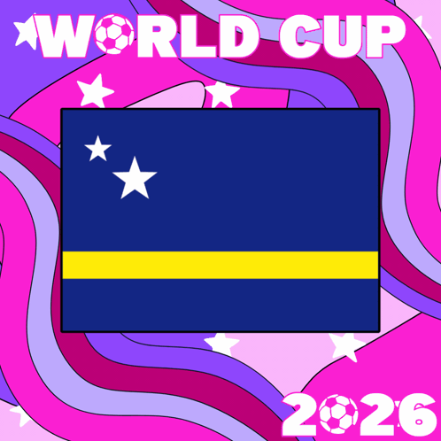 World Cup 2026 Poster With Flag