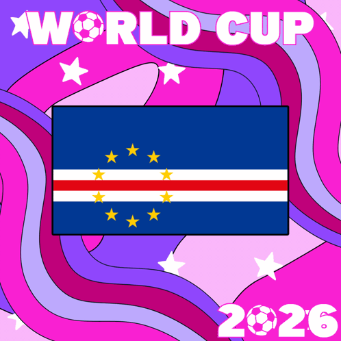 World Cup 2026 Poster With Flag