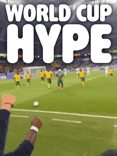 World Cup Hype Soccer Field GIF
