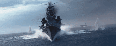 World Of Warship Battle Explosion GIF