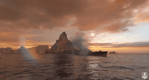 World Of Warships Firing GIF
