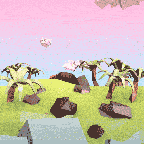 World Rocks And Trees GIF