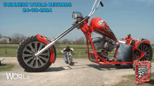 World Tallest Motorcycle GIF