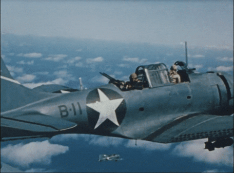 World War Airplane GIF