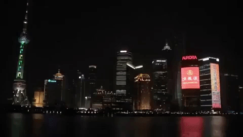 Worlds Best Skyline In China GIF