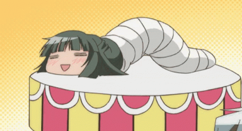 Hidamari Sketch Worm GIF
