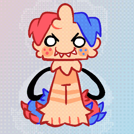 Worm with T on Its Back
