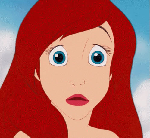 Worried Ariel GIF