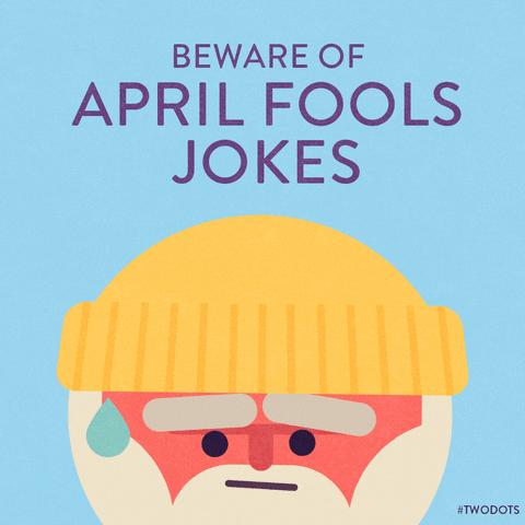 Worried Cartoon April Fools Day GIF