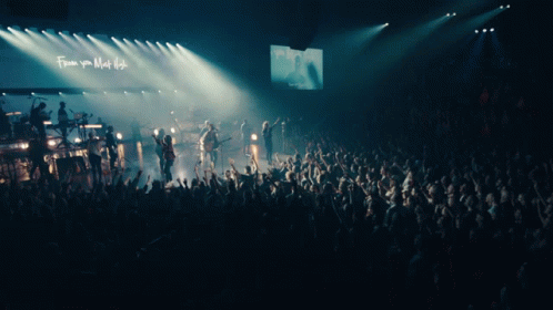 Worship Crowd Singing And Praising GIF