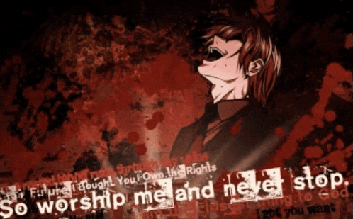 Worship Light Yagami Meme GIF