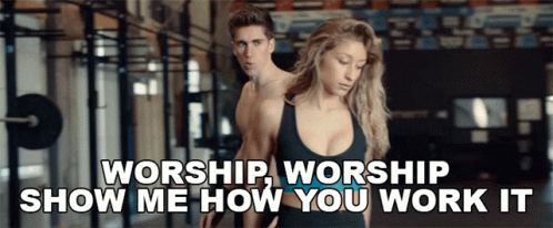 Worship Man Looking On Girl Gym GIF